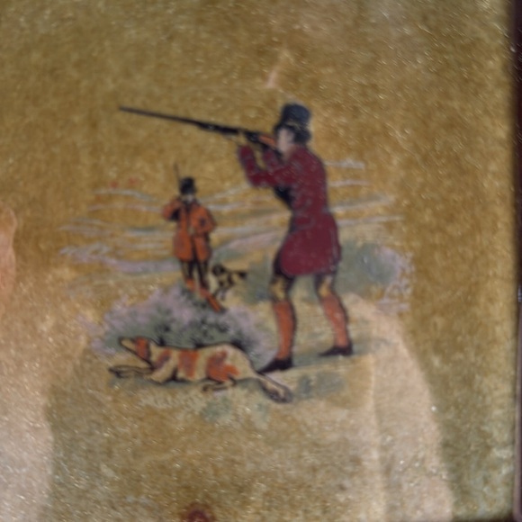 Hand painted antique weighed CO ARMAGH Irish porcelain trivet tile - Picture 4 of 4